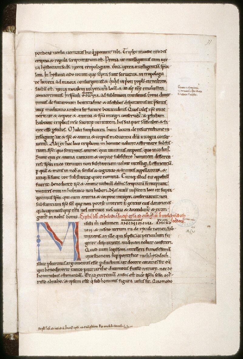 Amiens, Bibl. mun., ms. 0212, f. 077