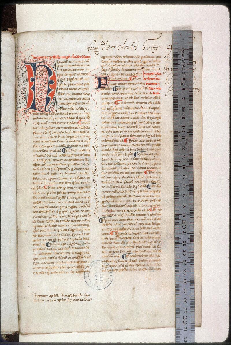Amiens, Bibl. mun., ms. 0352, f. 011 - vue 1