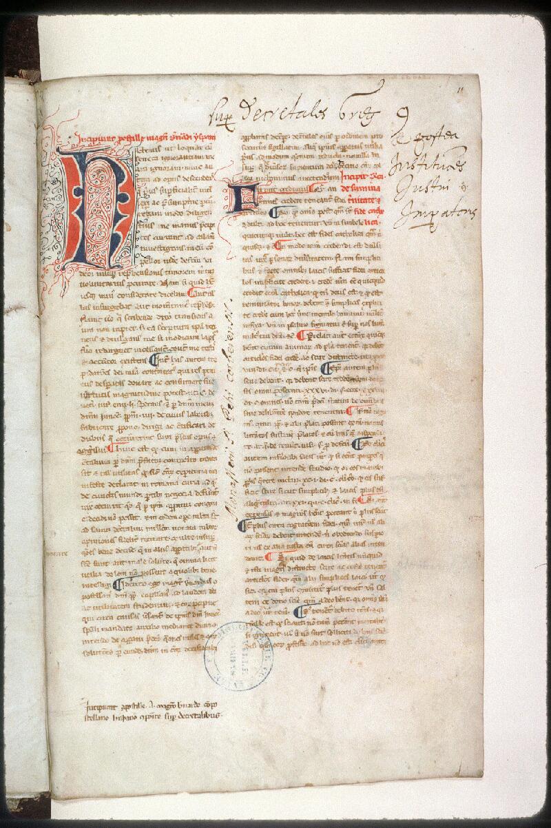 Amiens, Bibl. mun., ms. 0352, f. 011 - vue 2