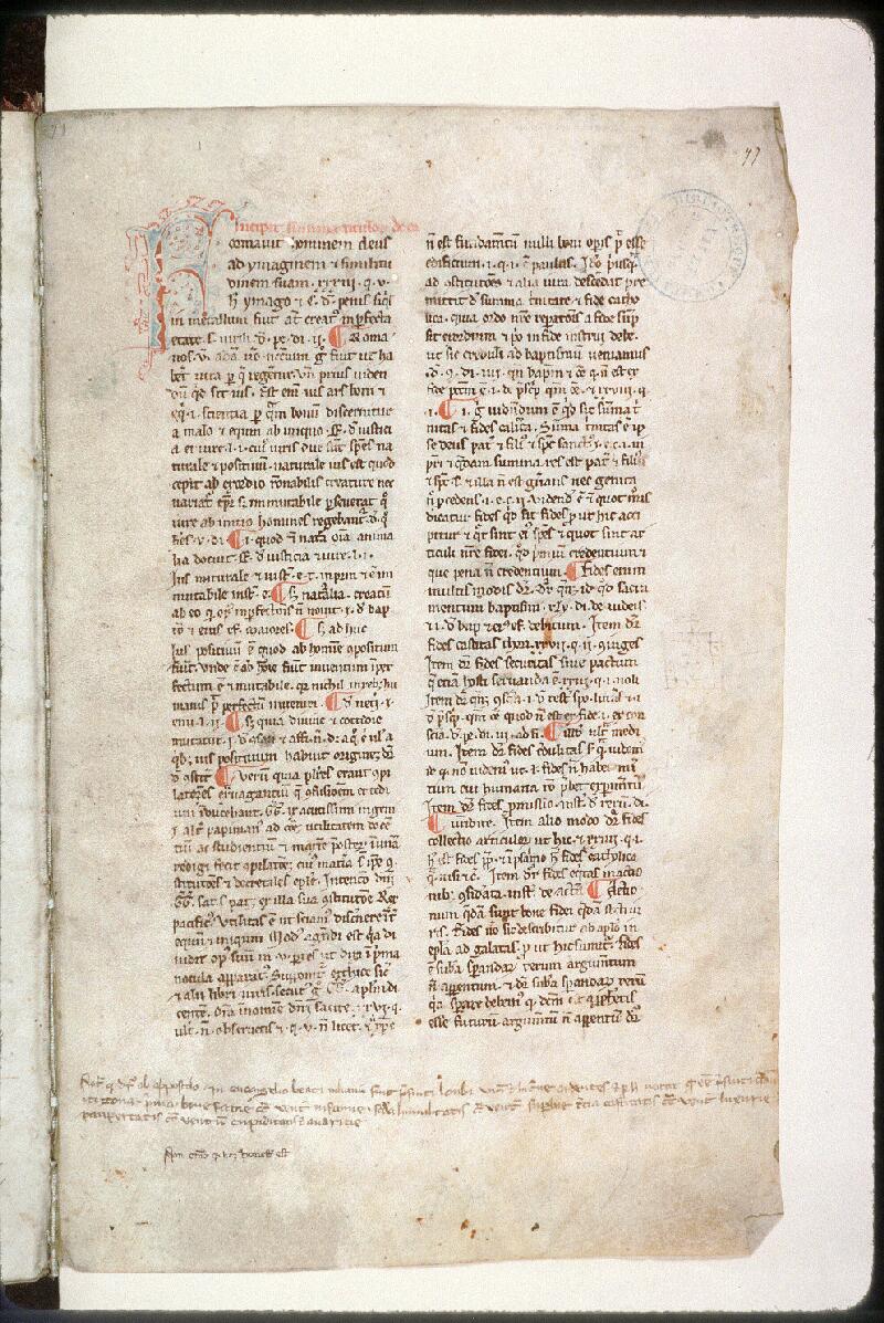 Amiens, Bibl. mun., ms. 0352, f. 097