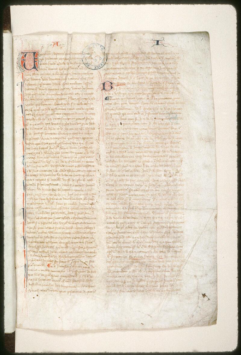 Amiens, Bibl. mun., ms. 0373, f. 001 - vue 2