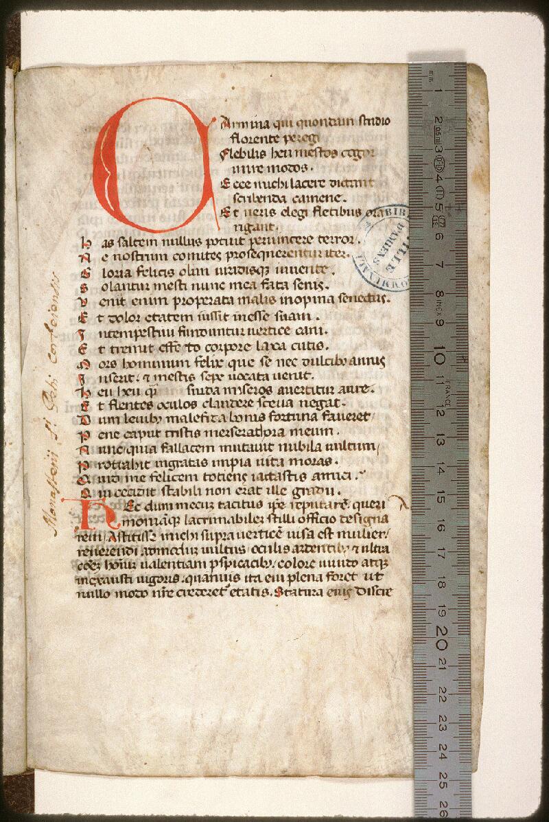 Amiens, Bibl. mun., ms. 0407, f. 001 - vue 1