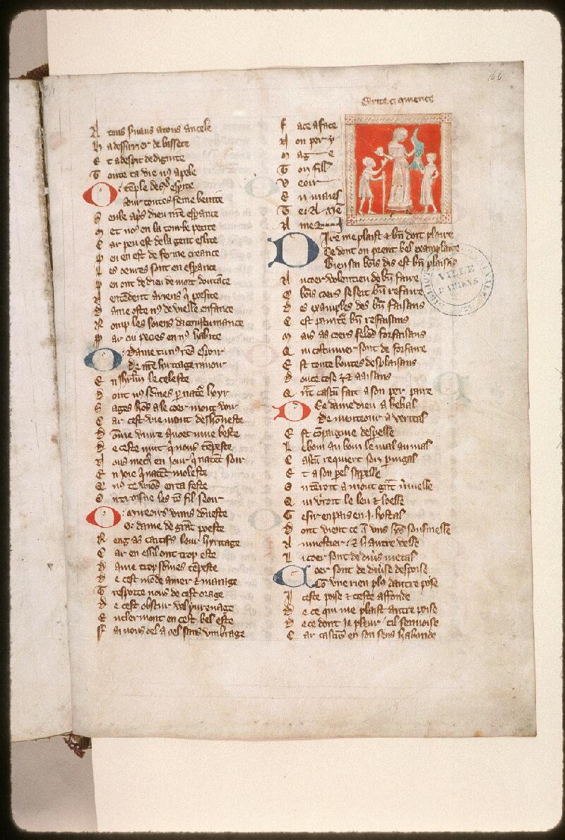 Amiens, Bibl. mun., ms. 0437, f. 166 - vue 1