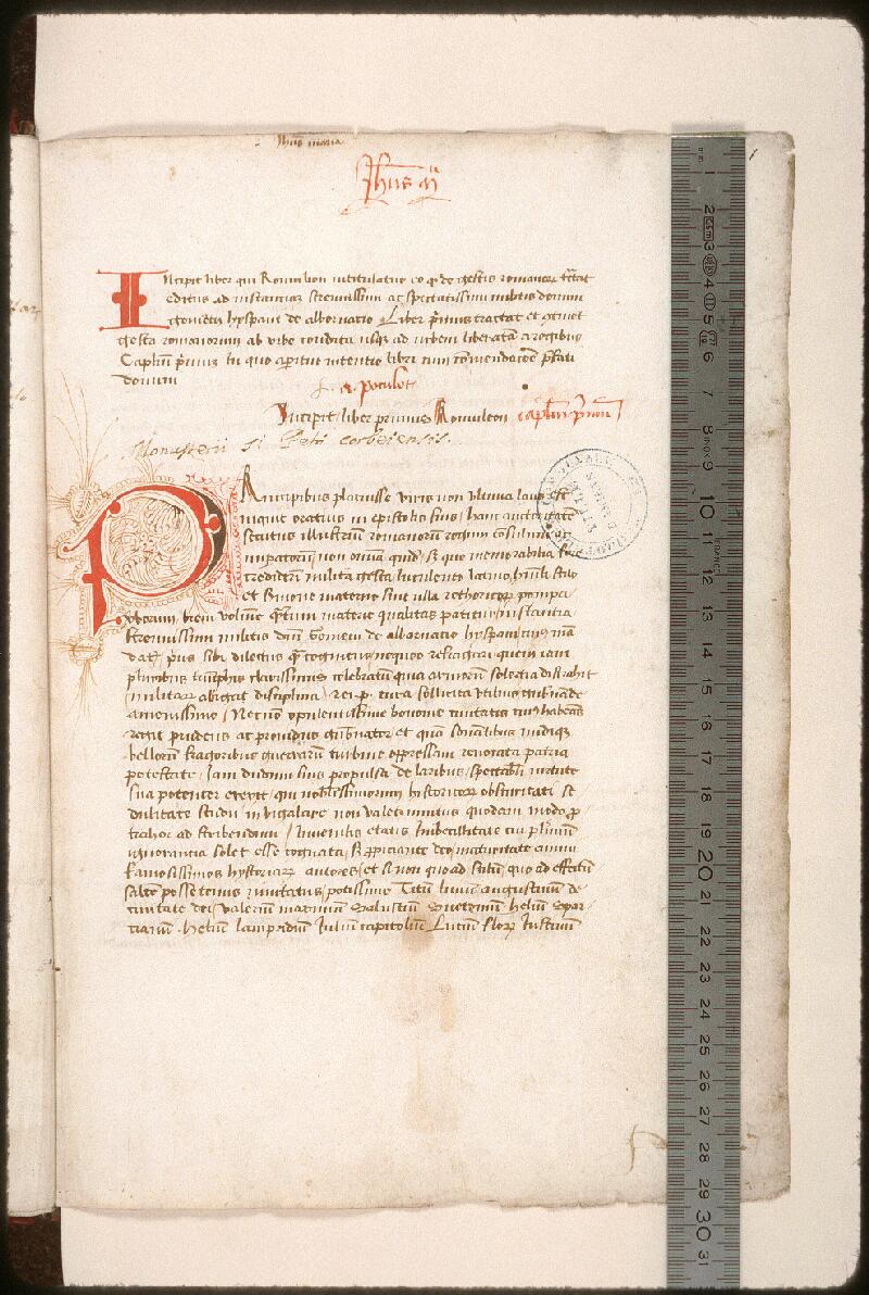 Amiens, Bibl. mun., ms. 0480, f. 001 - vue 1