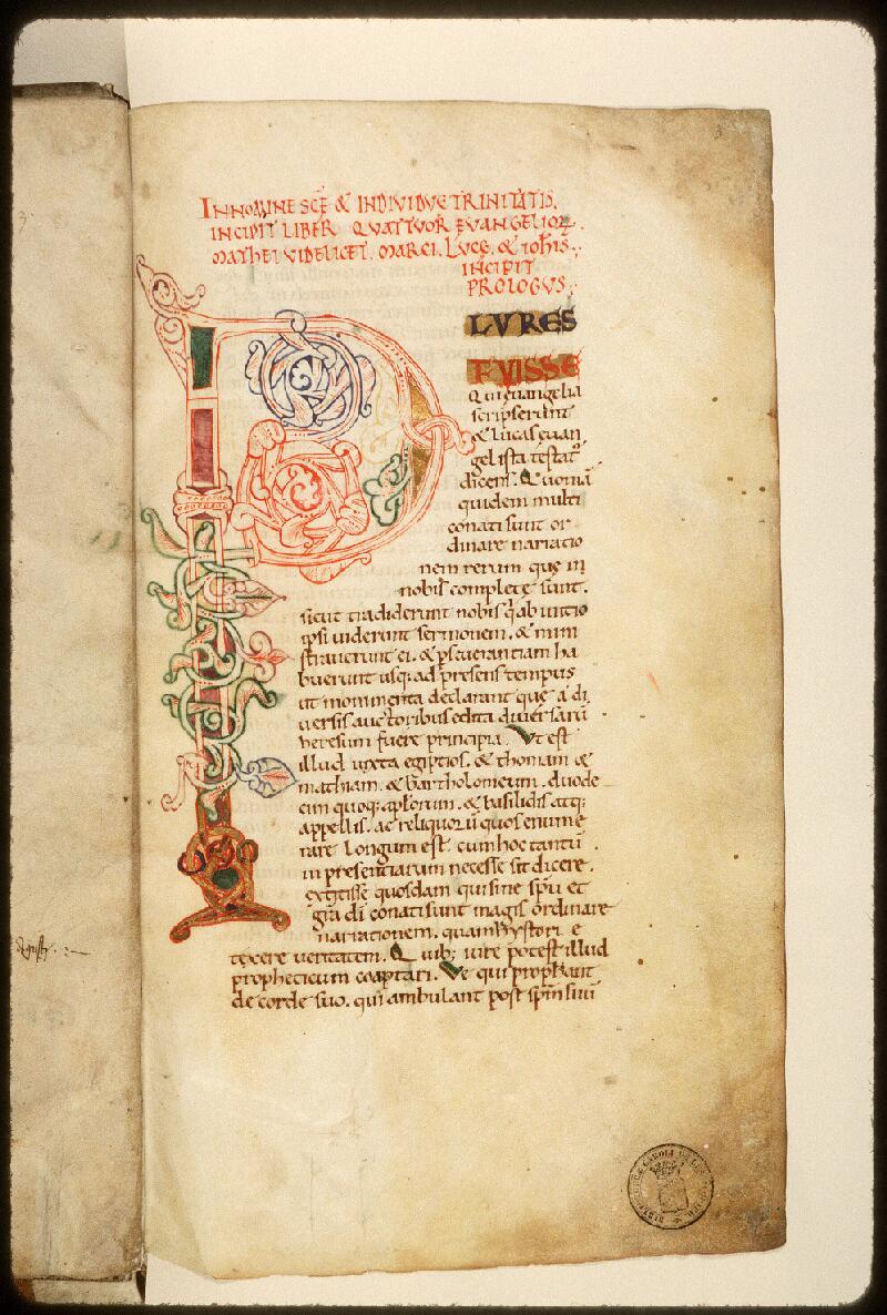 Amiens, Bibl. mun., ms. Lescalopier 005, f. 003 - vue 2