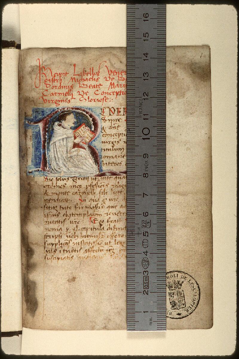 Amiens, Bibl. mun., ms. Lescalopier 006, f. 001 - vue 1