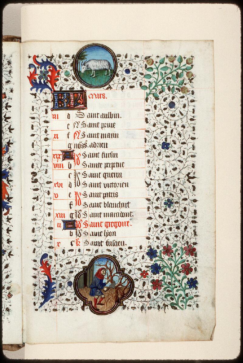 Amiens, Bibl. mun., ms. Lescalopier 019, f. 003 - vue 1