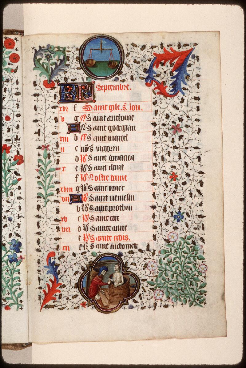 Amiens, Bibl. mun., ms. Lescalopier 019, f. 009 - vue 1