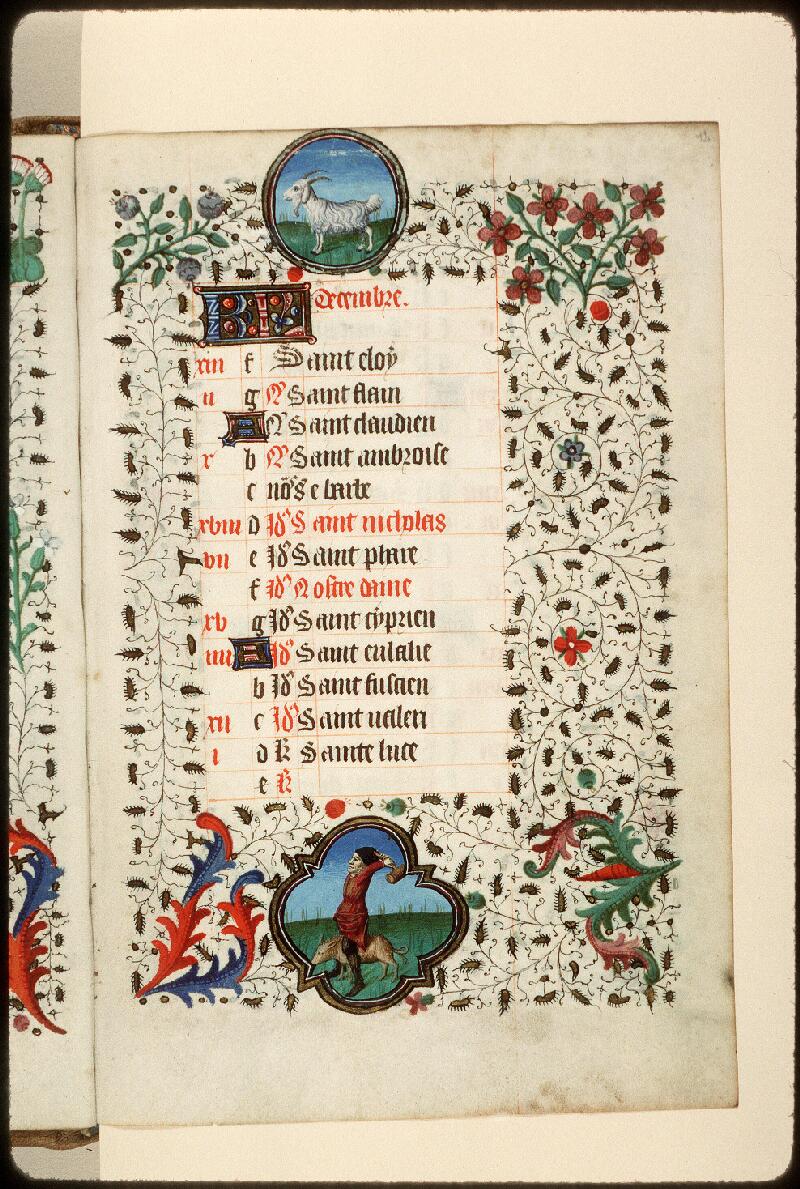 Amiens, Bibl. mun., ms. Lescalopier 019, f. 012 - vue 1