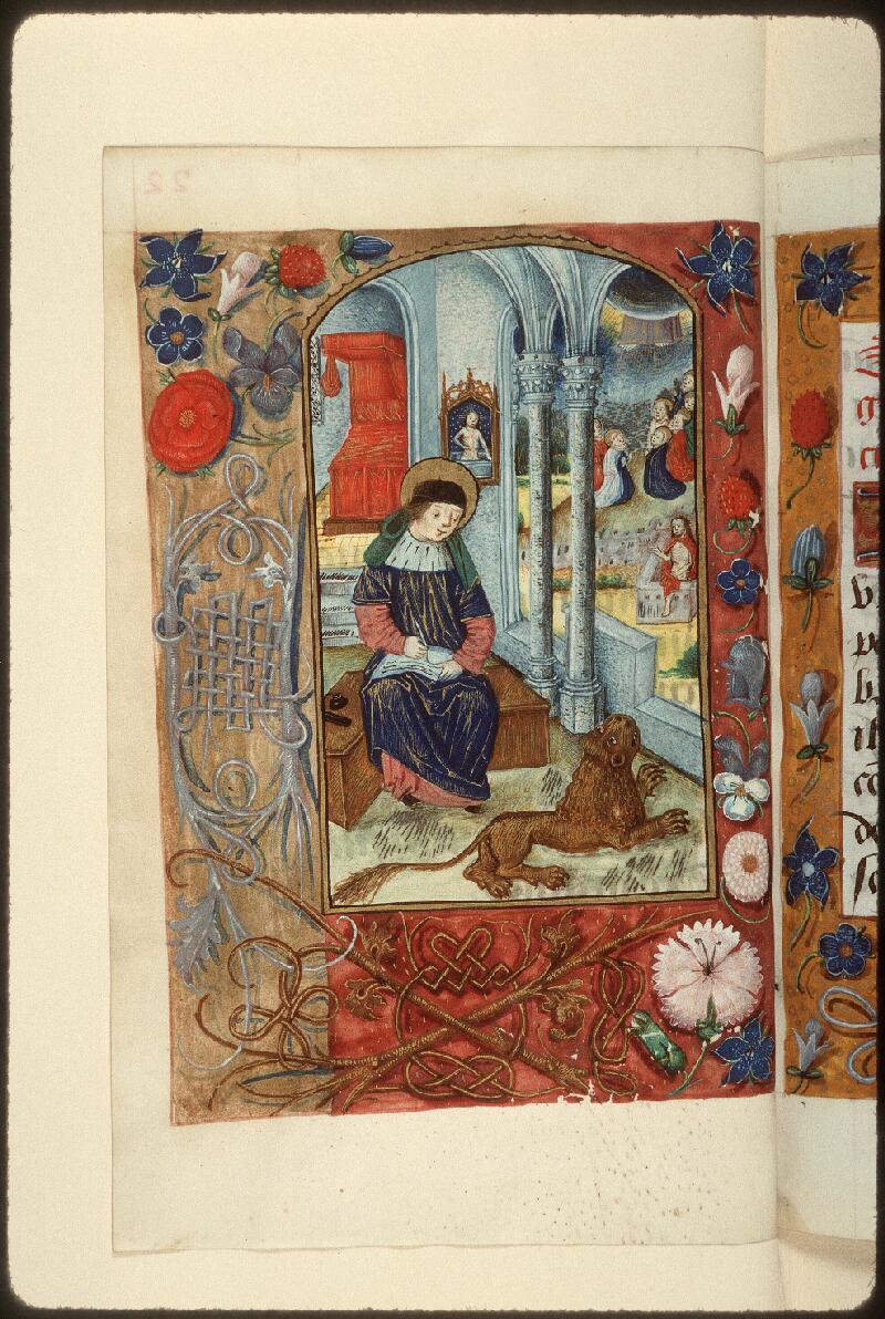 Amiens, Bibl. mun., ms. Lescalopier 020, f. 022v - vue 1