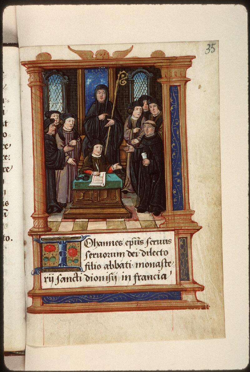Amiens, Bibl. mun., ms. Lescalopier 074, f. 035 - vue 1