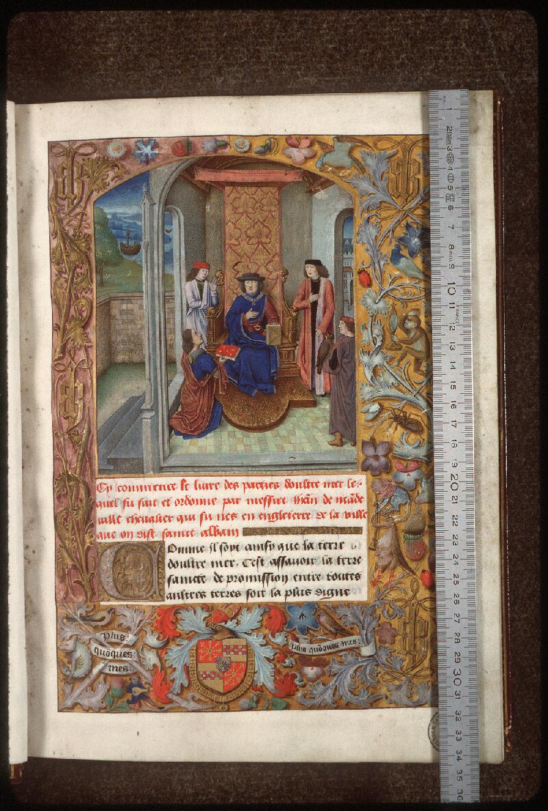 Amiens, Bibl. mun., ms. Lescalopier 095, f. 001 - vue 01