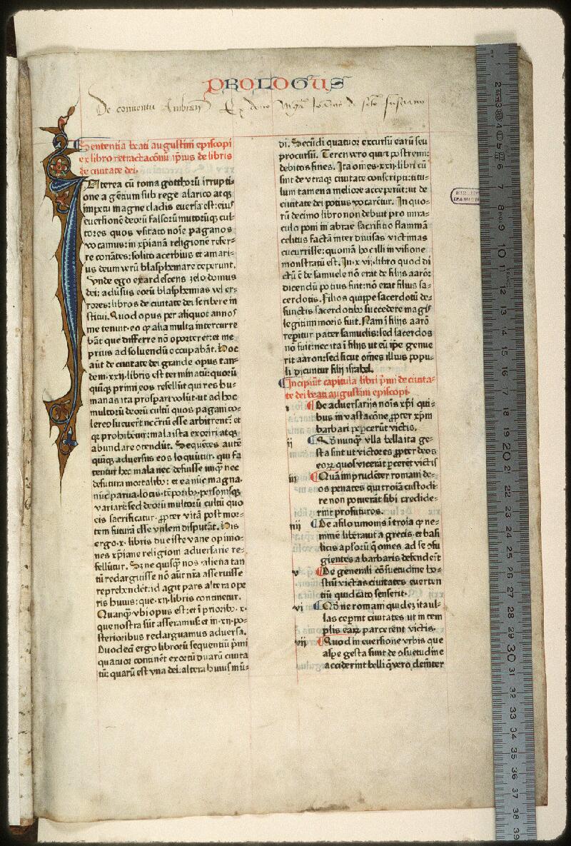 Amiens, Bibl. mun., rés. 028, f. 001 - vue 1