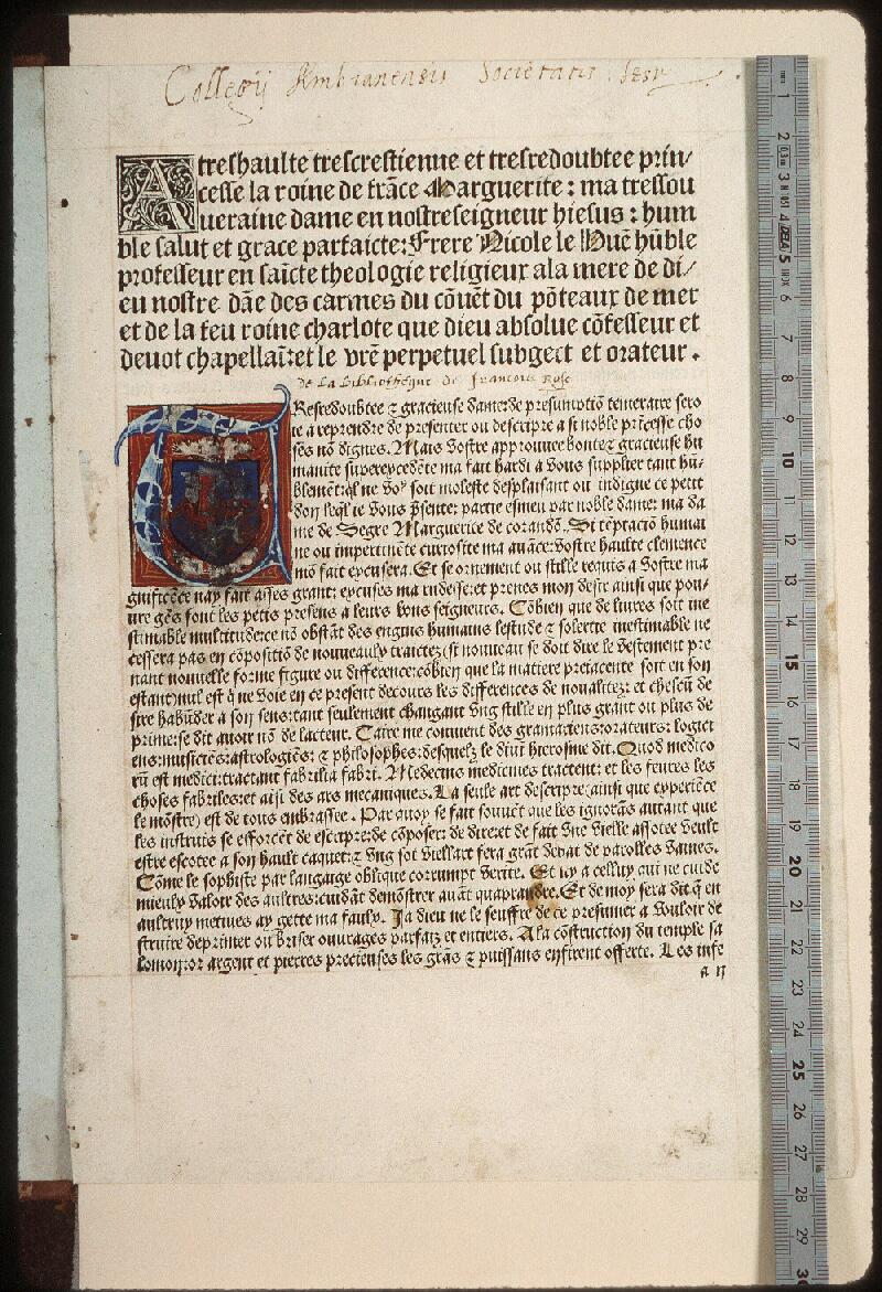 Amiens, Bibl. mun., rés. 165, f. a 2 - vue 1