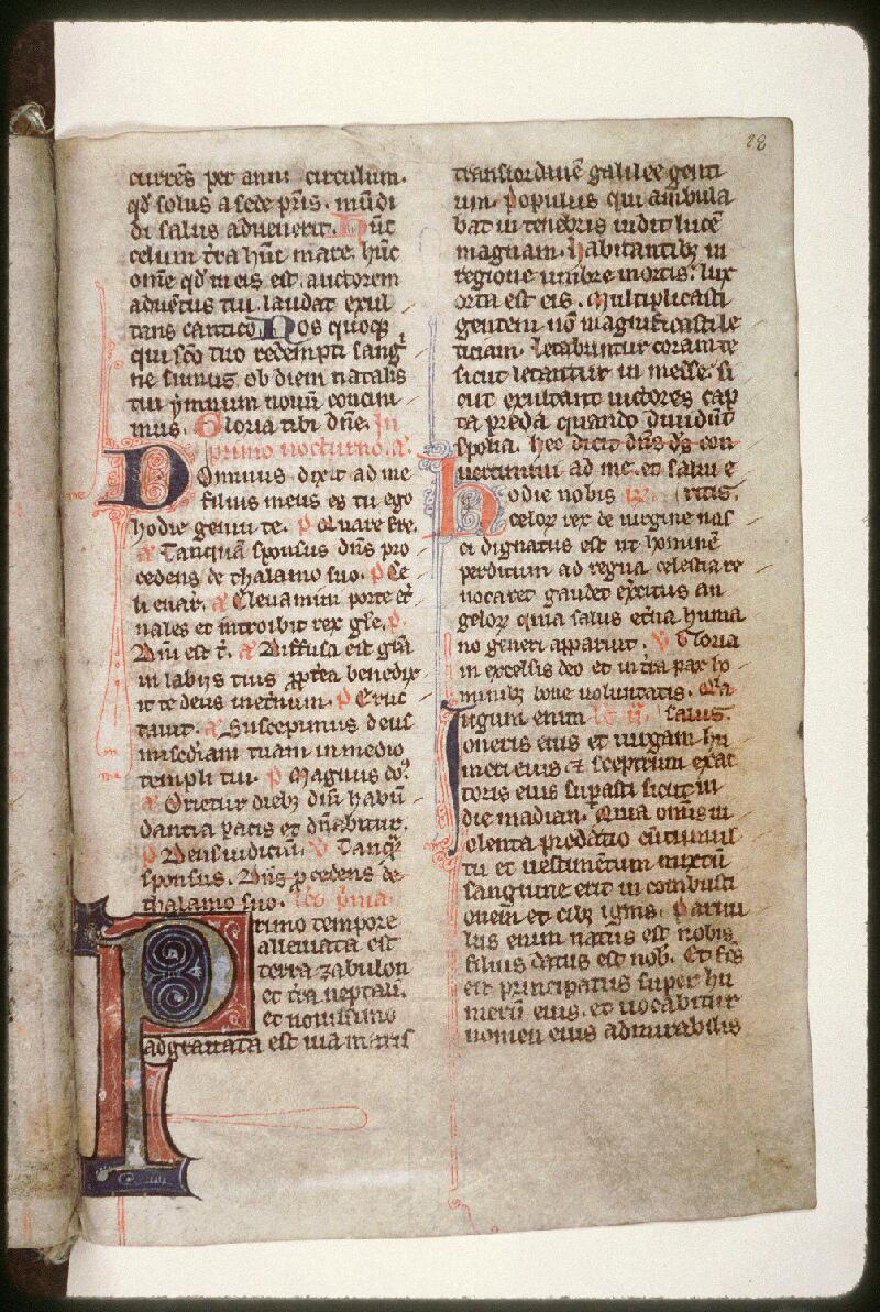 Amiens, Bibl. mun., ms. 0111, f. 028 - vue 1