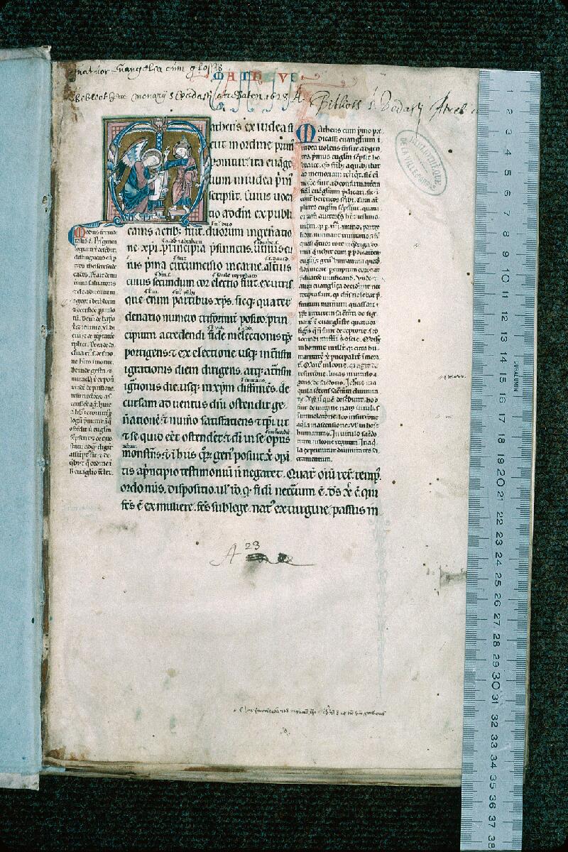 Arras, Bibl. mun., ms. 0053, f. 001 - vue 1