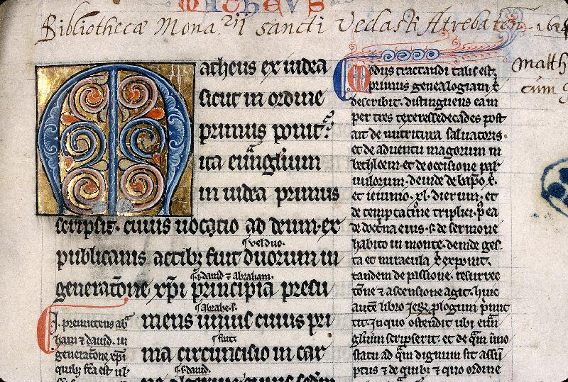 Arras, Bibl. mun., ms. 0111, f. 002 - vue 3