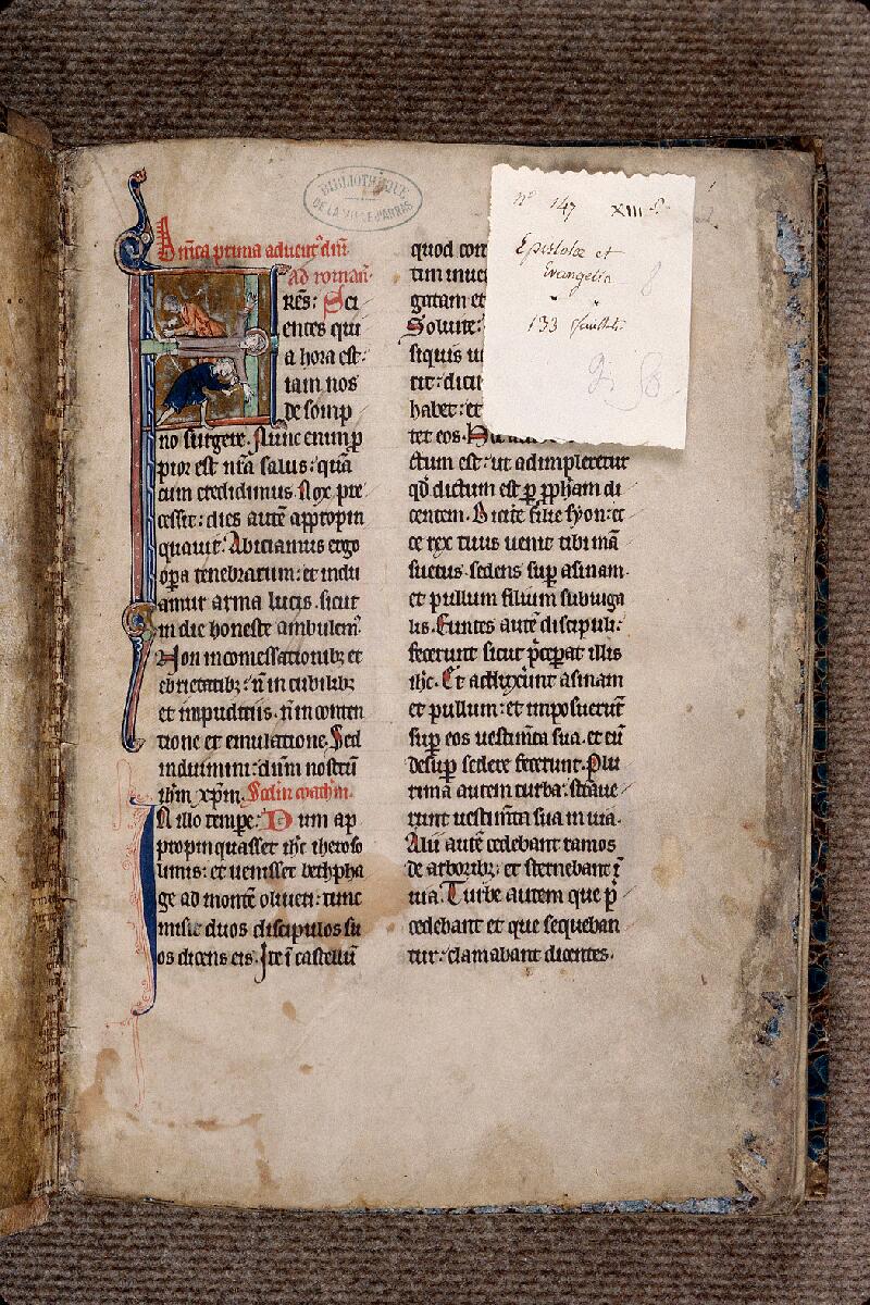 Arras, Bibl. mun., ms. 0147, f. 001 - vue 2