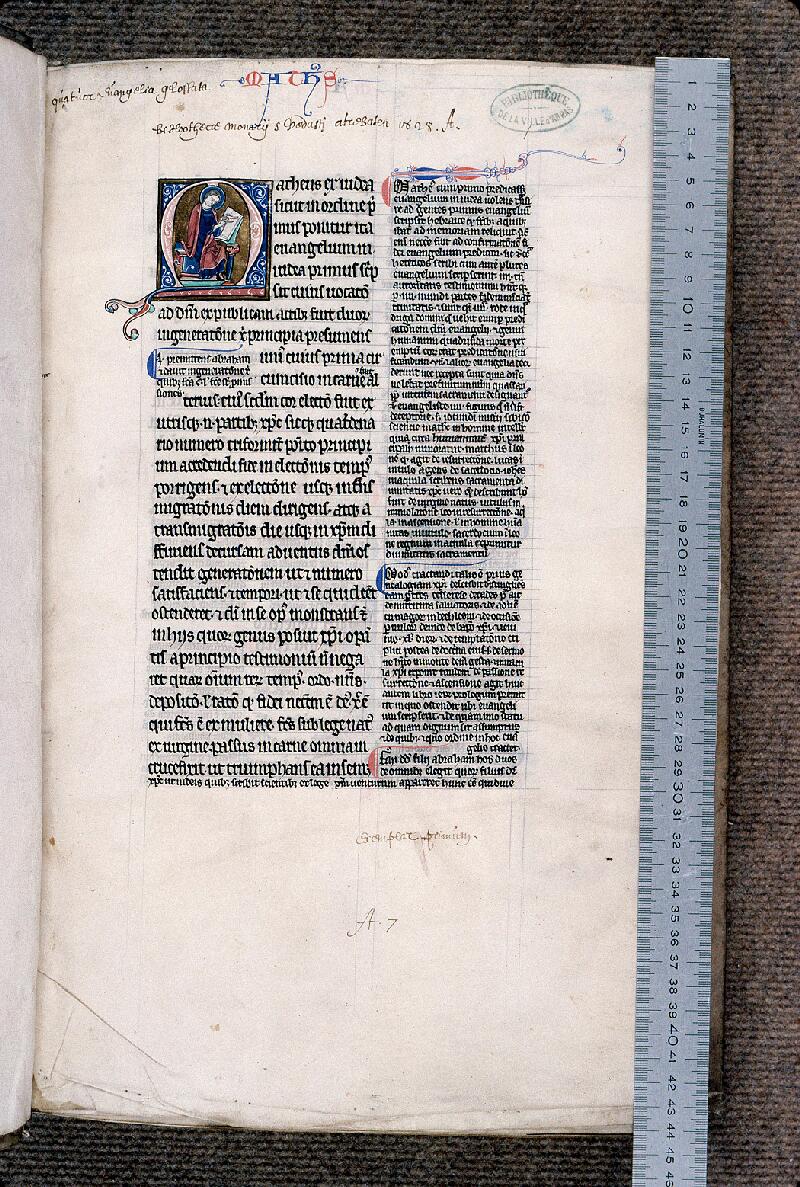 Arras, Bibl. mun., ms. 0448, f. 001 - vue 1