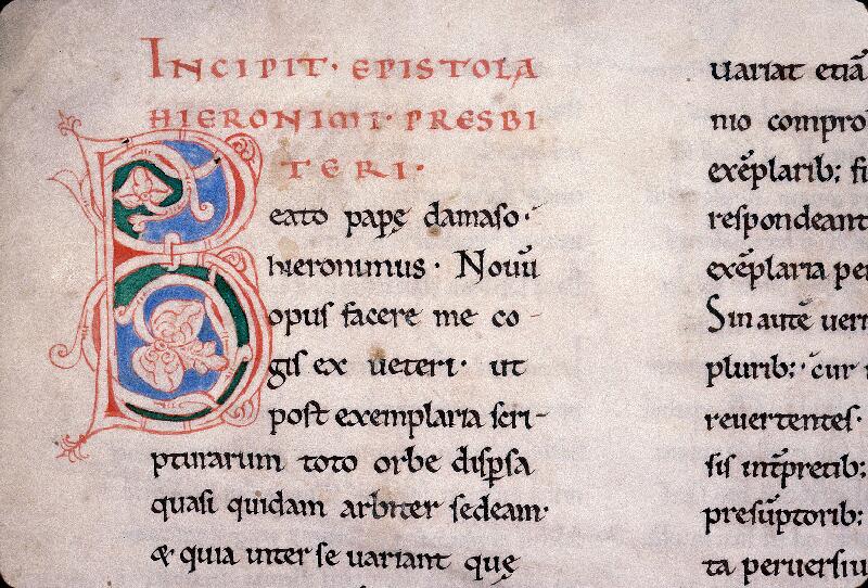 Arras, Bibl. mun., ms. 0951, f. 001v - vue 3