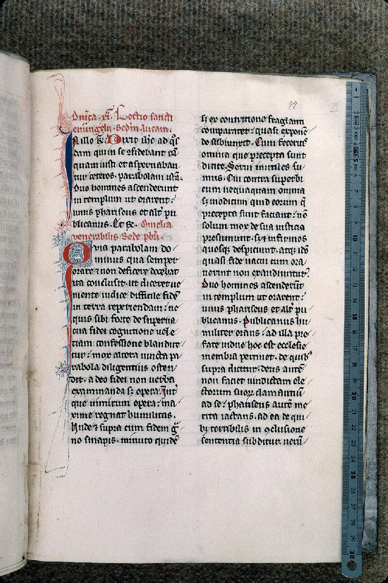 Arras, Bibl. mun., ms. 0961, f. 022 - vue 1