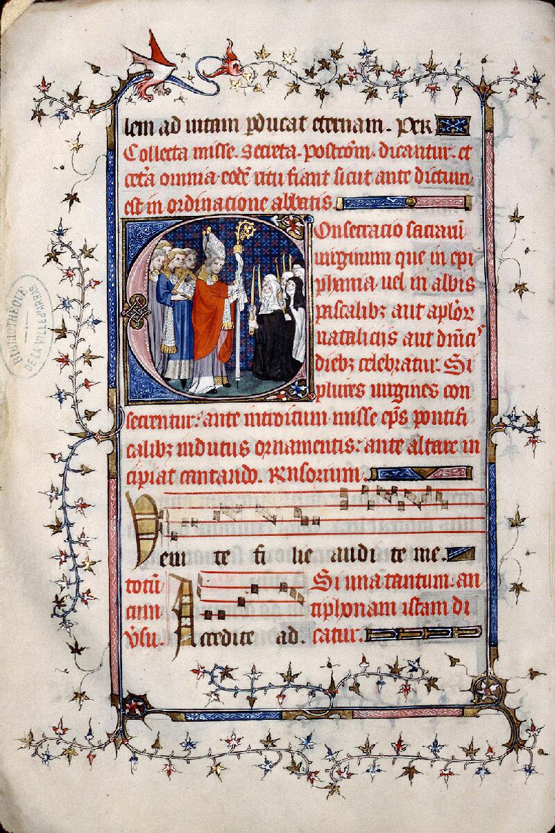 Arras, Bibl. mun., ms. 0986, f. 034v - vue 1