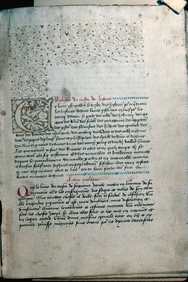 Arras, Bibl. mun., ms. 0995, f. 020 - vue 1
