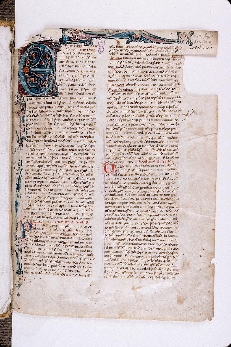 Auch, Bibl. mun., ms. 0002, f. 001 - vue 2