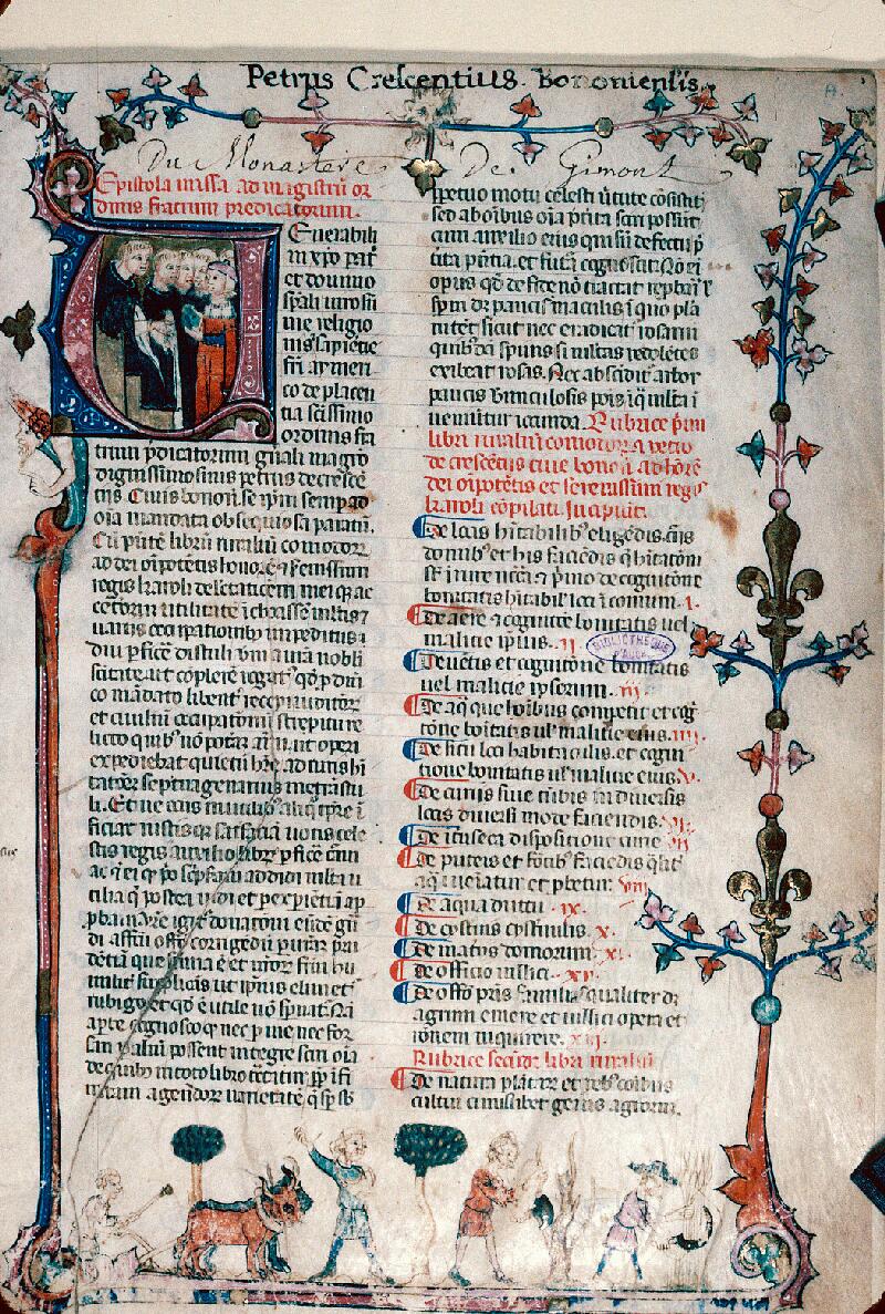 Auch, Bibl. mun., ms. 0020, f. 000A - vue 1