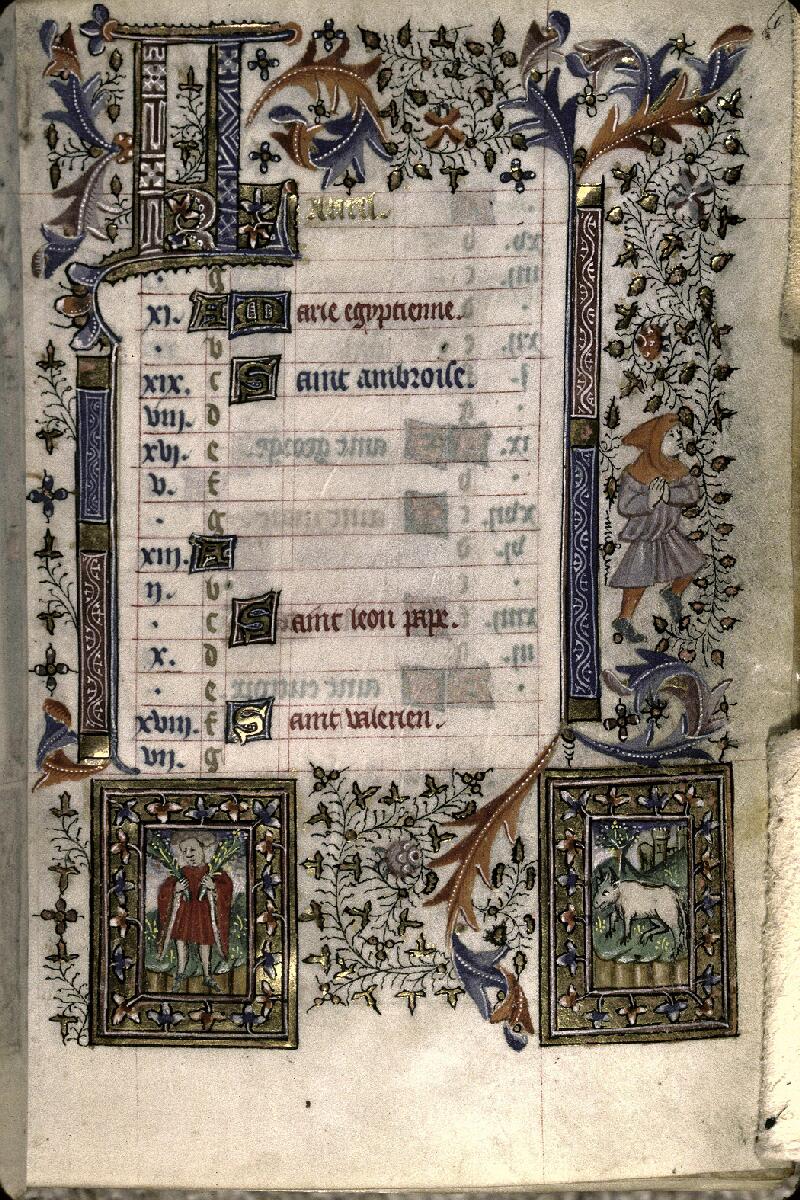 Aurillac, Bibl. mun., ms. 0002, f. 006 - vue 1