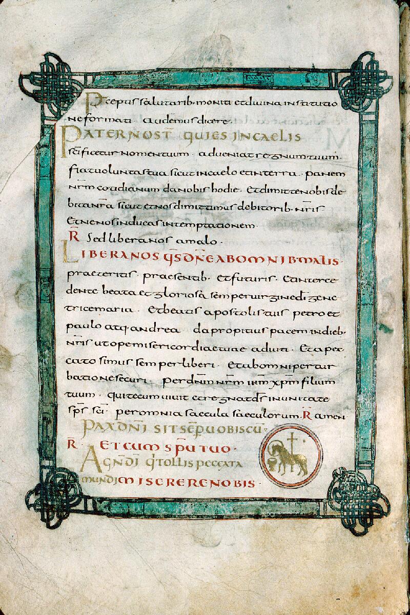 Autun, Bibl. mun., ms. 0019 bis (S019), f. 011v - vue 1