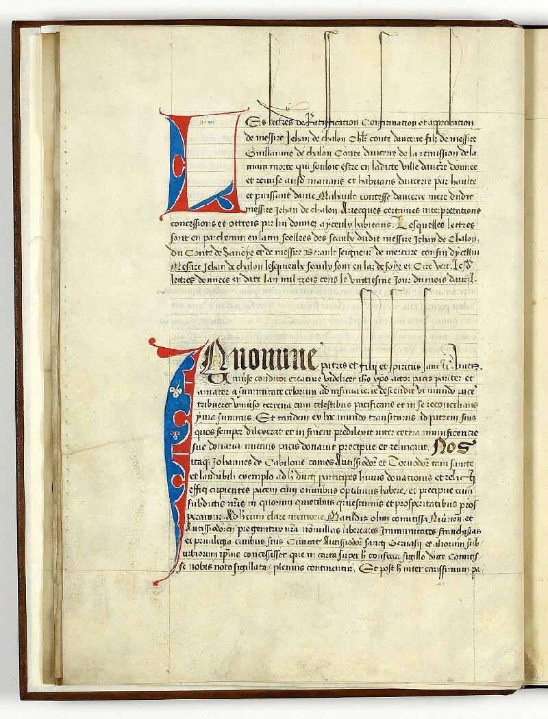 Auxerre, Arch. mun., AA 1, f. 009v
