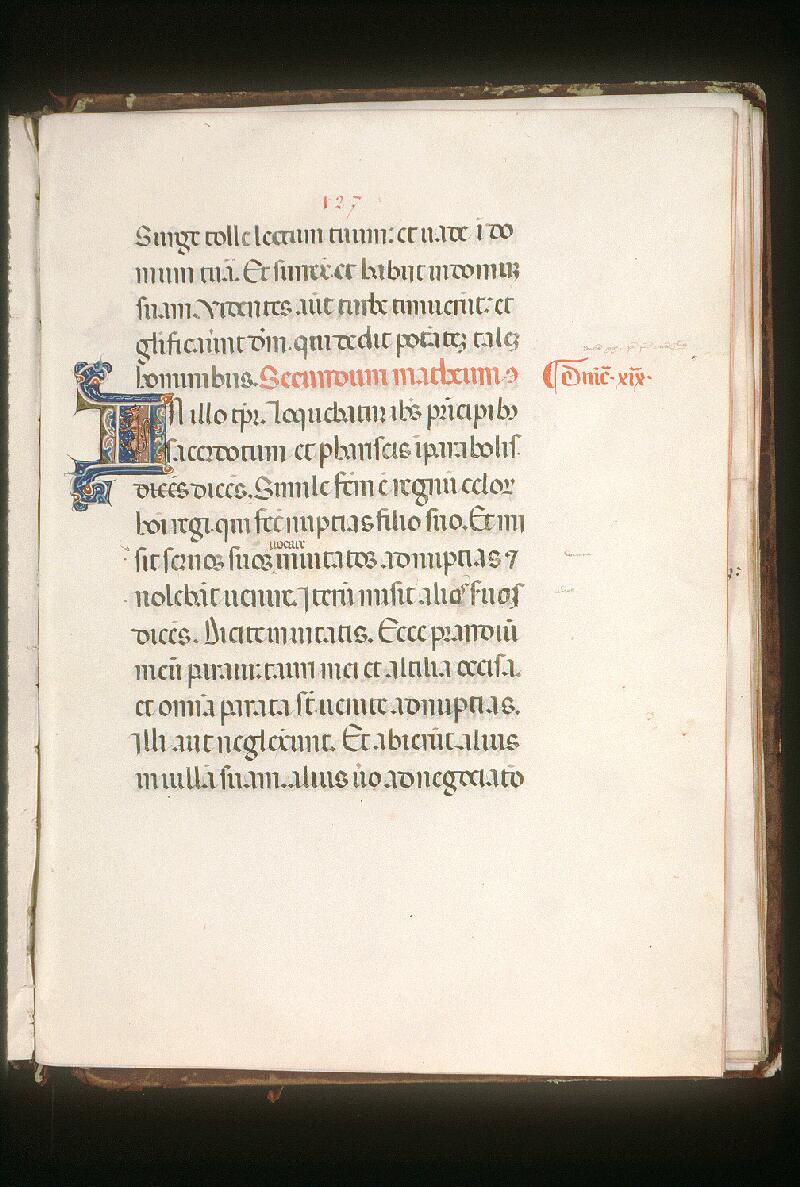 Avignon, Bibl. mun., ms. 0023, f. 127 - vue 1
