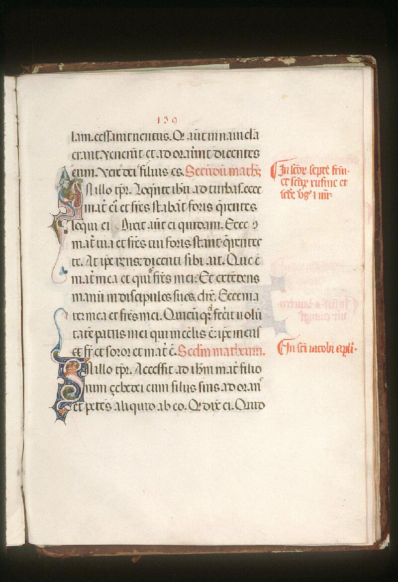 Avignon, Bibl. mun., ms. 0023, f. 139 - vue 1