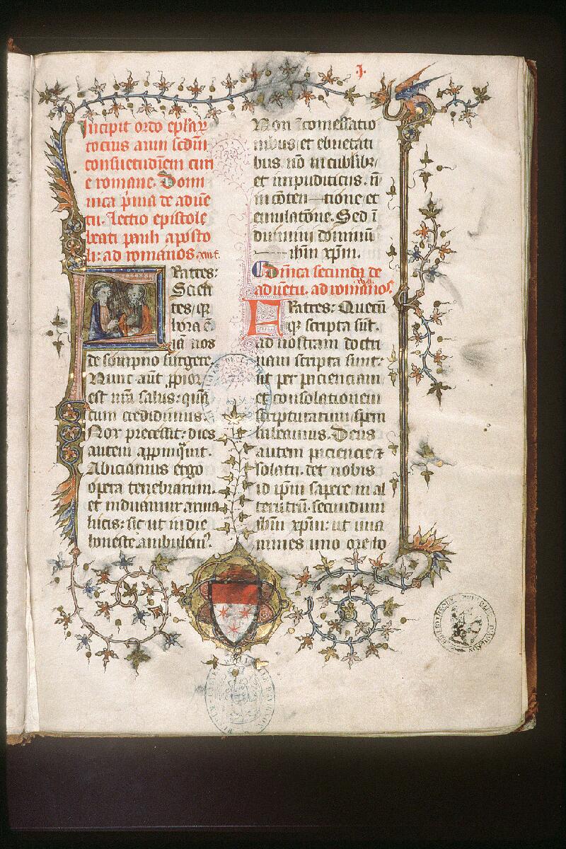 Avignon, Bibl. mun., ms. 0028, f. 001 - vue 2