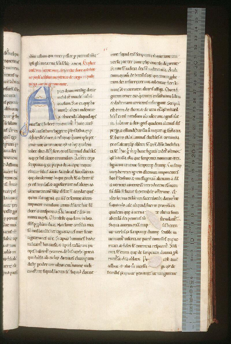 Avignon, Bibl. mun., ms. 0052, f. 015 - vue 1