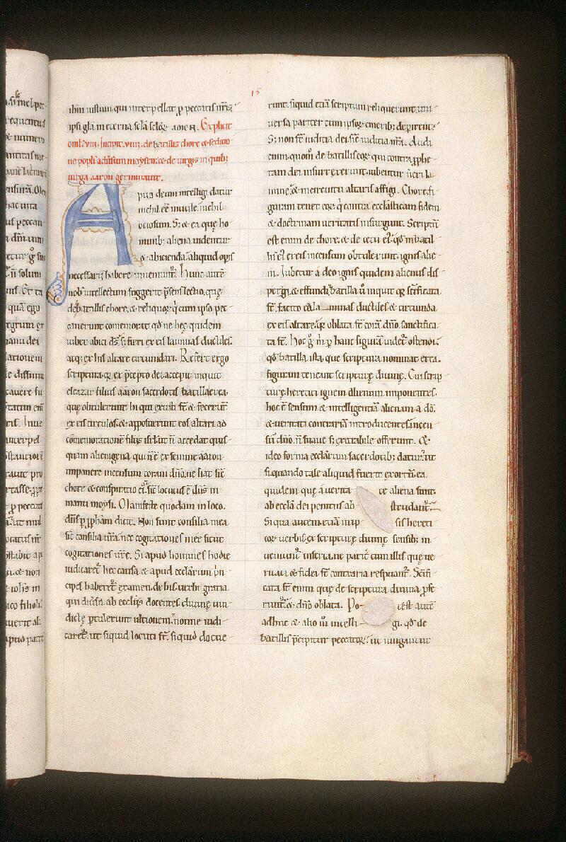 Avignon, Bibl. mun., ms. 0052, f. 015 - vue 2