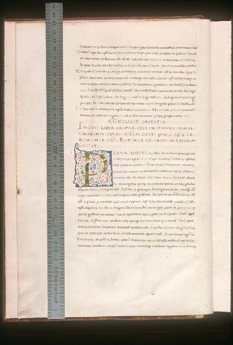 Avignon, Bibl. mun., ms. 0077, f. 001v - vue 1