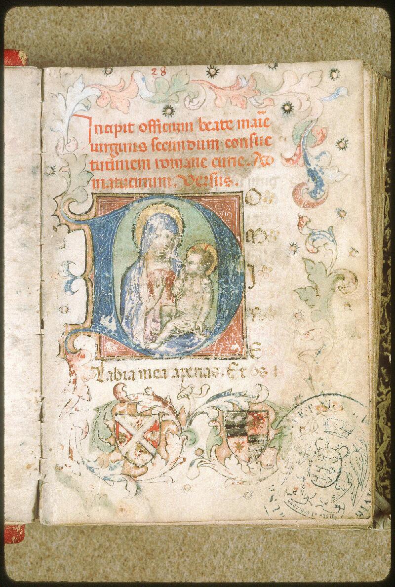 Avignon, Bibl. mun., ms. 0111, f. 028 - vue 1