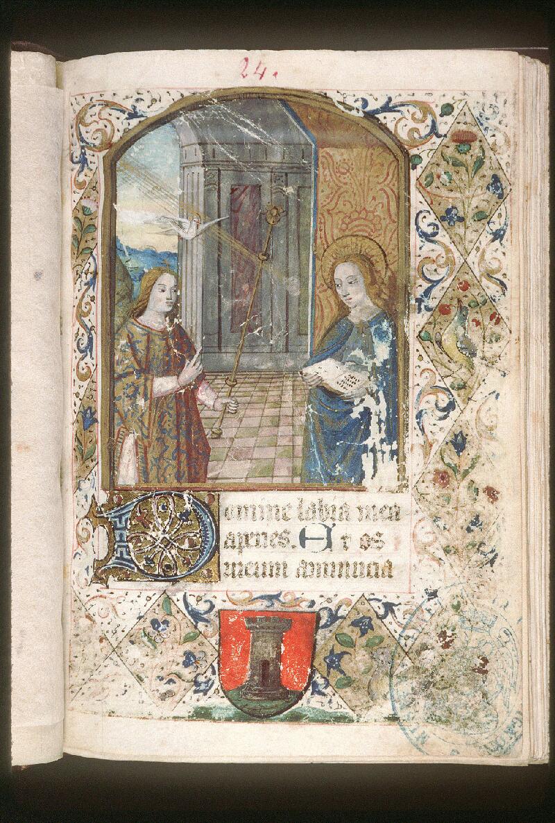 Avignon, Bibl. mun., ms. 0112, f. 024 - vue 2