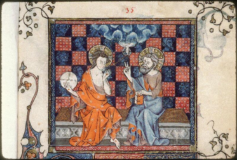 Avignon, Bibl. mun., ms. 0121, f. 035 - vue 2