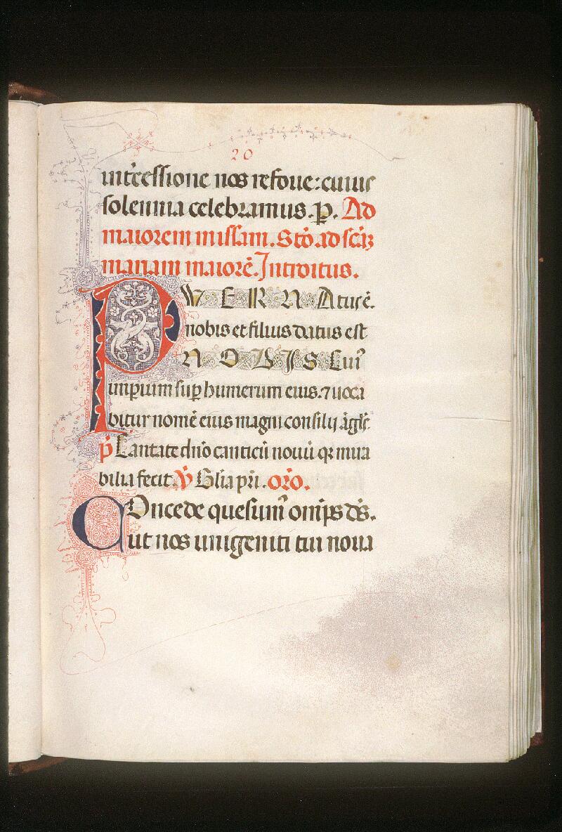 Avignon, Bibl. mun., ms. 0133, f. 020 - vue 1