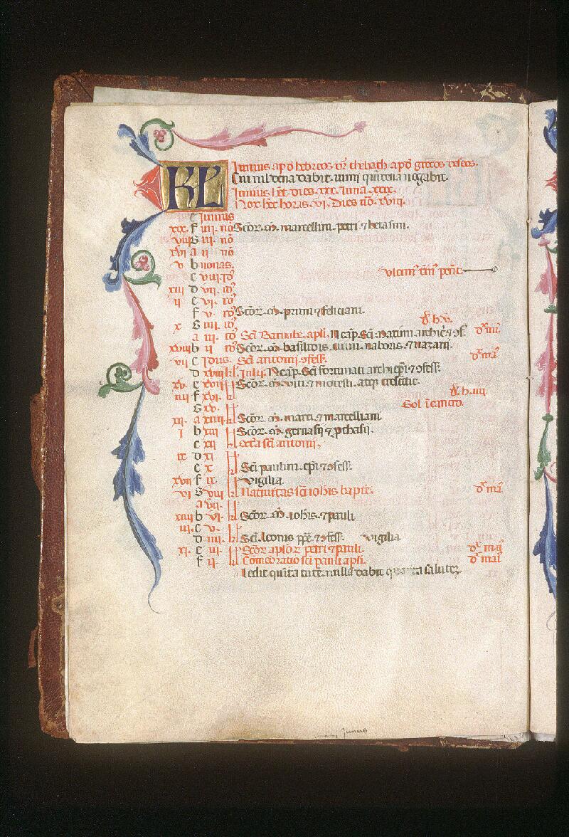 Avignon, Bibl. mun., ms. 0138, f. 005v - vue 2