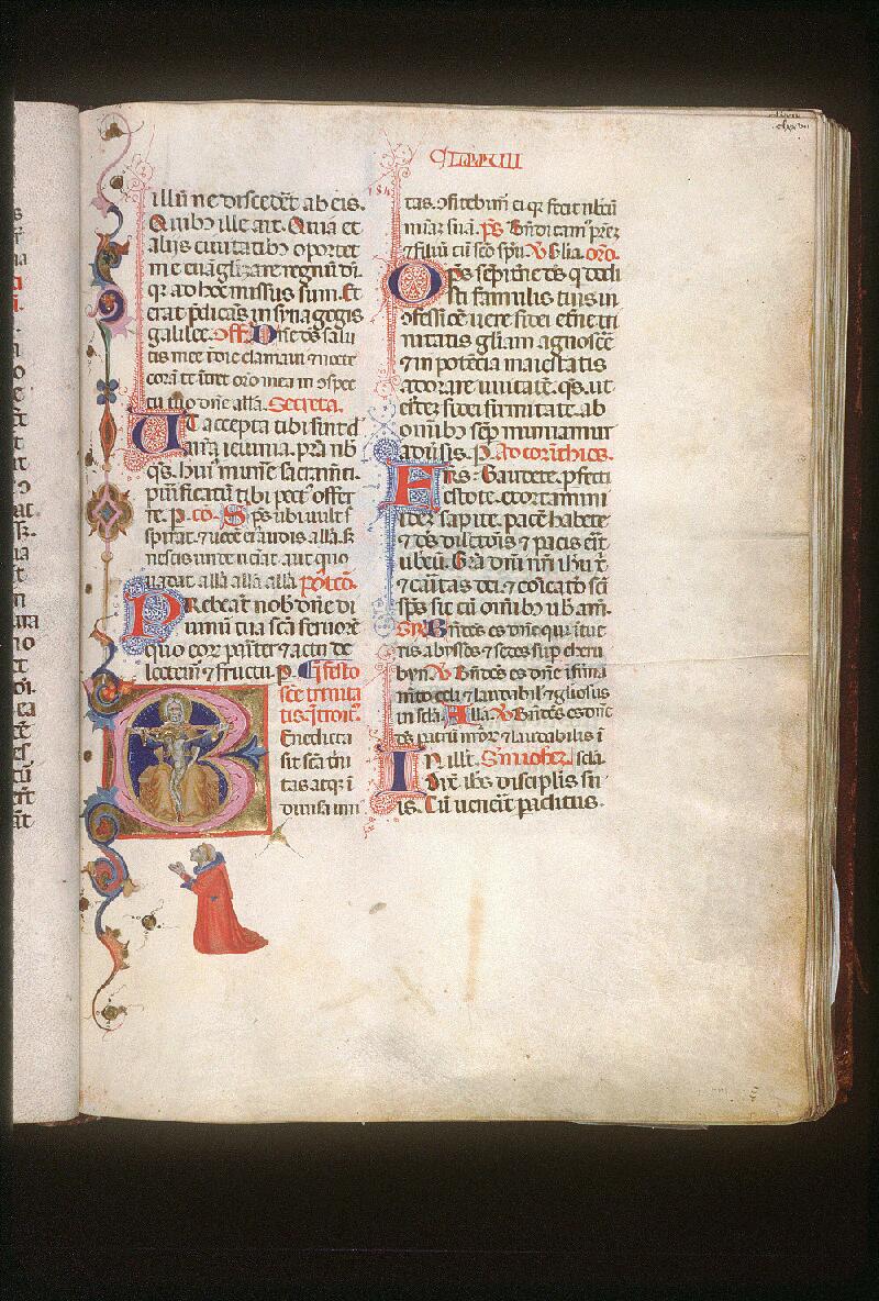 Avignon, Bibl. mun., ms. 0138, f. 184 - vue 1