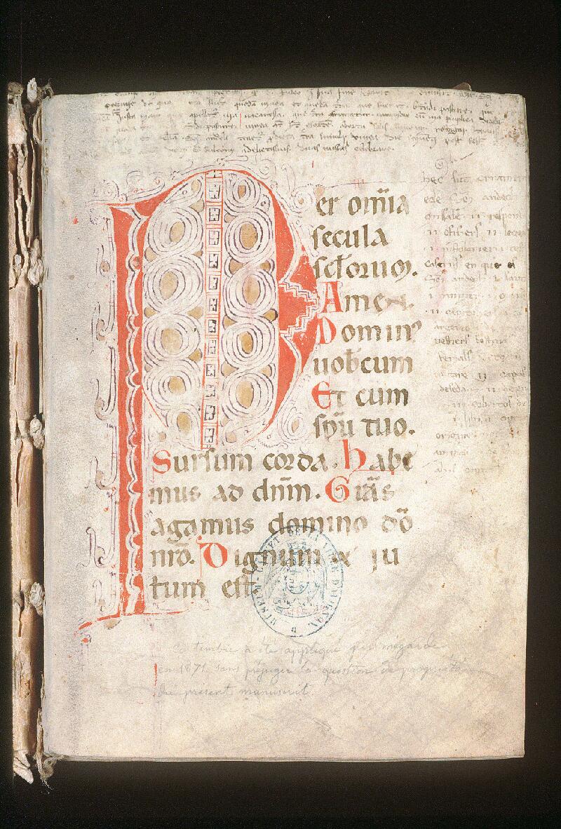 Avignon, Bibl. mun., ms. 0141, f. 001 - vue 2
