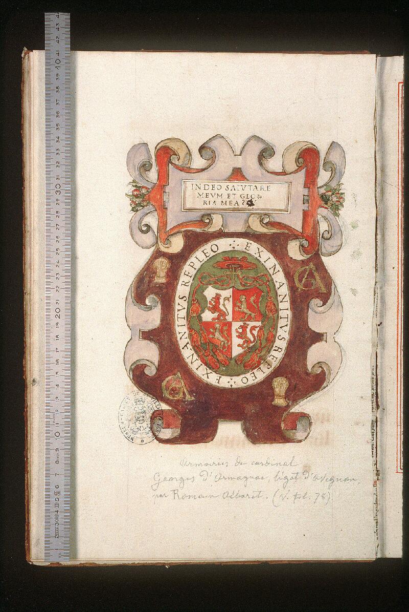 Avignon, Bibl. mun., ms. 0157, f. 001v - vue 1
