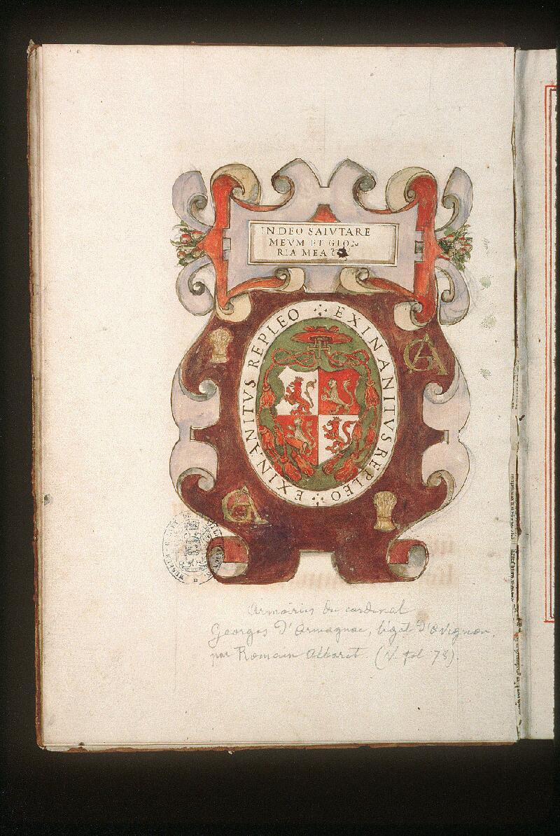 Avignon, Bibl. mun., ms. 0157, f. 001v - vue 2