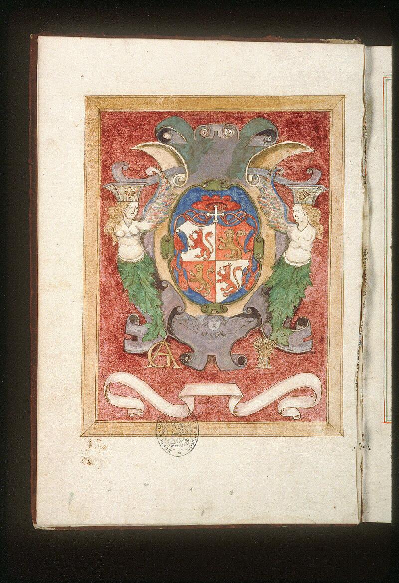 Avignon, Bibl. mun., ms. 0160, f. 001v - vue 2