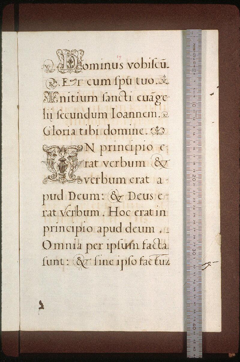 Avignon, Bibl. mun., ms. 0170, f. 039 - vue 1