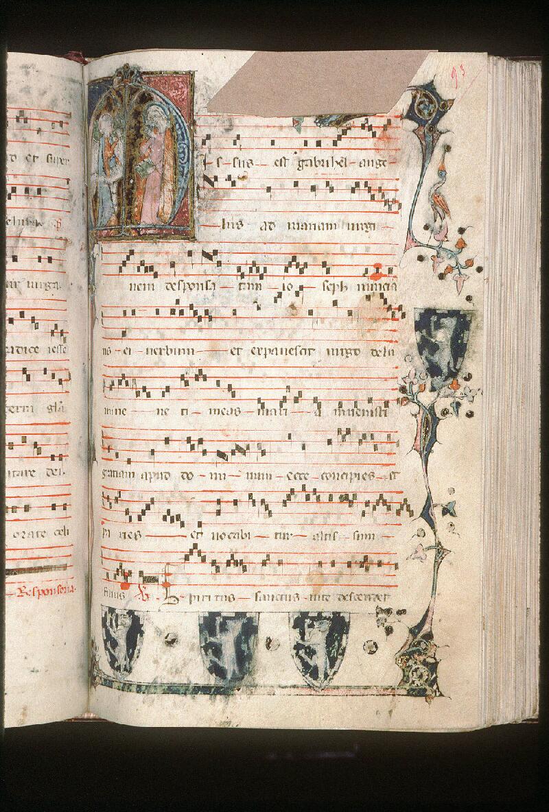 Avignon, Bibl. mun., ms. 0190, f. 093 - vue 1